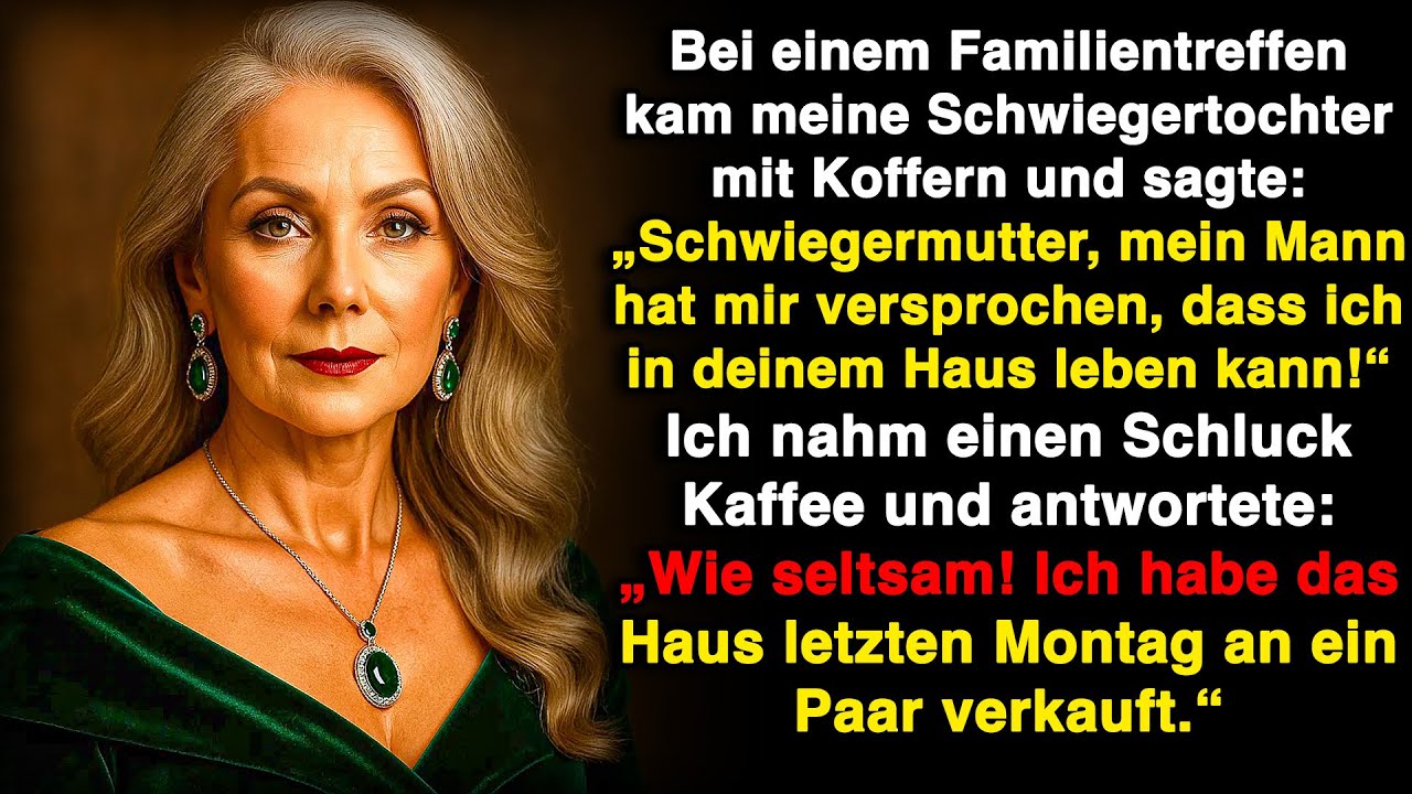 Meine Schwiegertochter kündigte ihren Umzug an – schade, das Haus gehört nicht mehr mir!