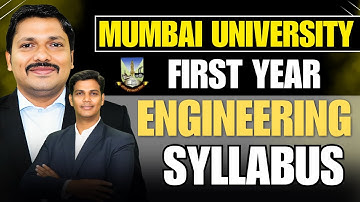 FIRST YEAR ENGINEERING SYLLABUS FOR ALL MUMBAI UNIVERSITY COLLEGES | FE SEM 1 2025-26 | DINESH SIR