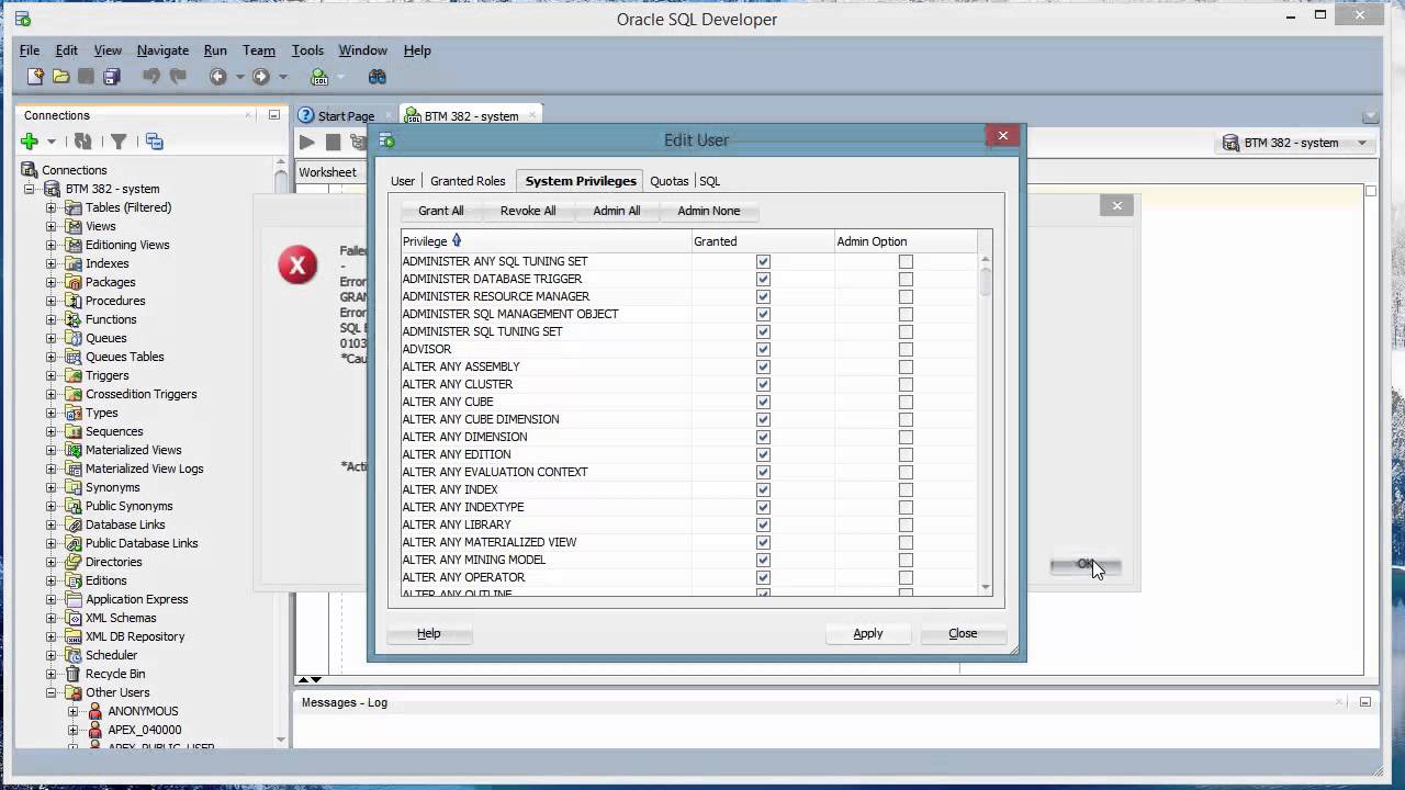 Create New Connection With New User In Oracle SQL Developer - YouTube