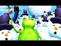 GRINCH FROG SMASHES SNOWMEN WITH A GIANT SNOWBALL - Amazing Frog Part 166 | Pungence