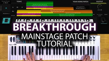 Breakthrough MainStage patch keyboard tutorial- The Belonging Co
