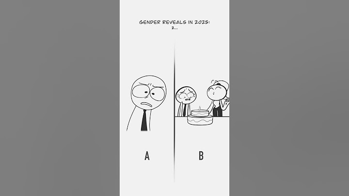Gender Reveals 😳 A vs B (Animation Meme) #shorts