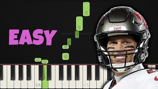 NFL Theme│EASY Piano Tutorial│RIGHT HAND 🤚 screenshot 1