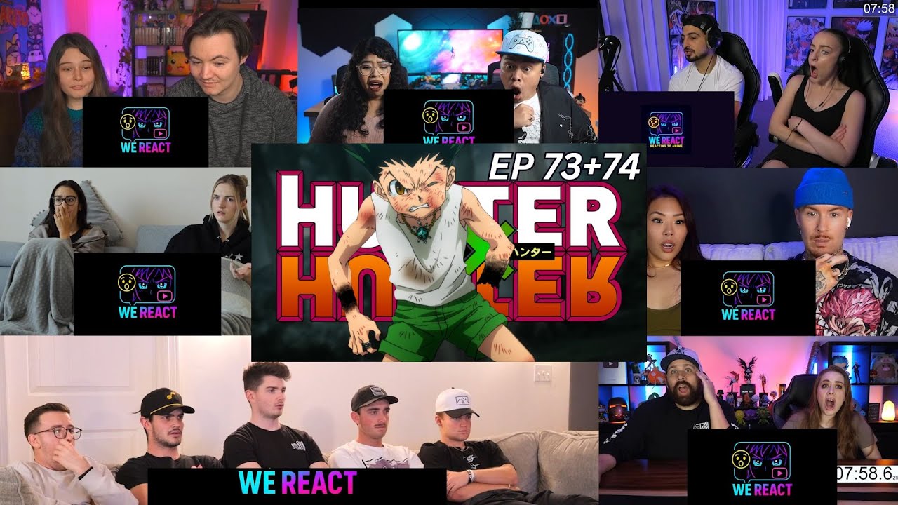 Hunter x Hunter Episode 73-74 | Reaction Mashup