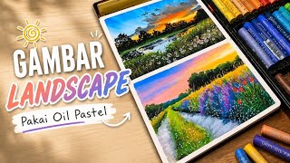 Time lapse | Menggambar Pemandangan dengan Soft Oil Pastel Mungyo  screenshot 3