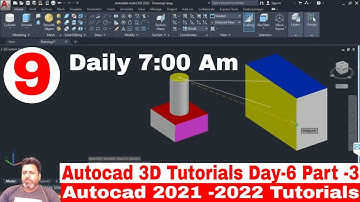 Autocad 2021-2022 3d Tutorials | How to Align in Autocad 2021 -2022 3d tutorial in hindi?