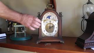 Bulova Miniature Bracket Mantel Clock
