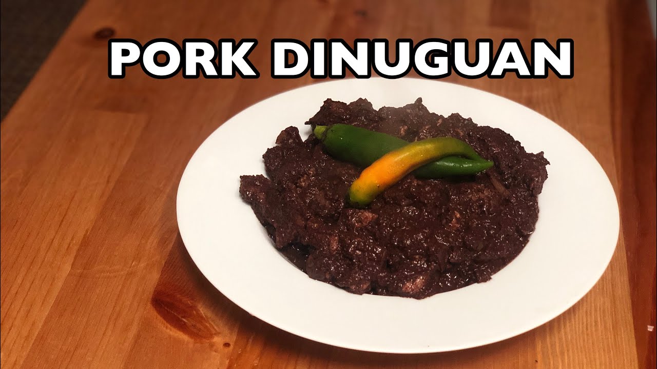 PORK DINUGUAN (how to cook) YouTube
