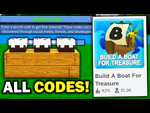 FREE CAKES & APRIL CODES!! | Build a boat for Treasure ROBLOX