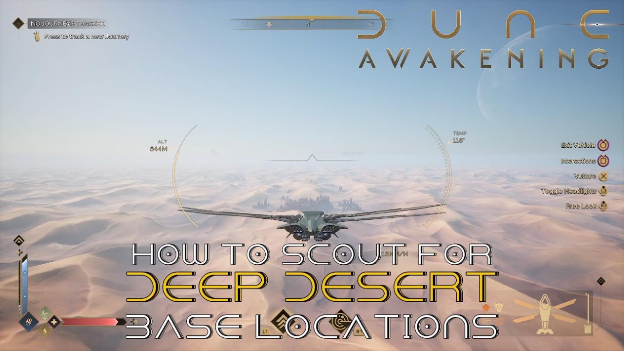 Dune Awakening: How I Scout the Deep Desert for a Base Location
