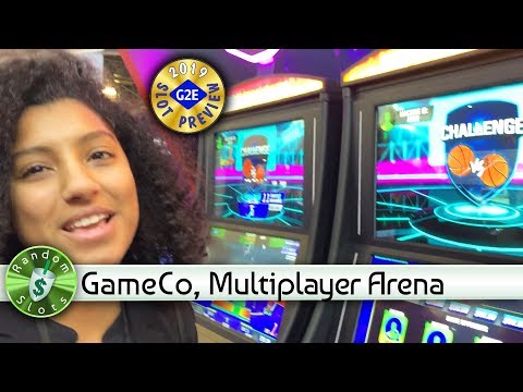 Multiplayer Arena slot machine preview, GameCo, G2E 2019 (#G2E2019)