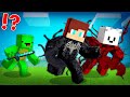 VENOM and CARNAGE Speedrunners vs Hunter in Minecraft - Maizen JJ and Mikey