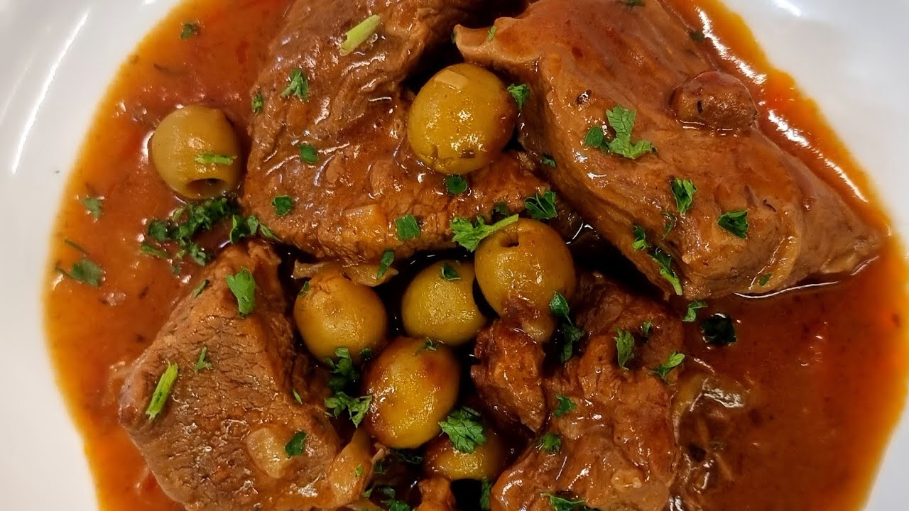 Sauté de veau provençale aux olives pour cuisine collective #recette #cantine #cuisine #faitmaison