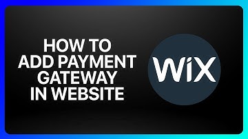 How To Add Payment Gateway In Wix Website Tutorial
