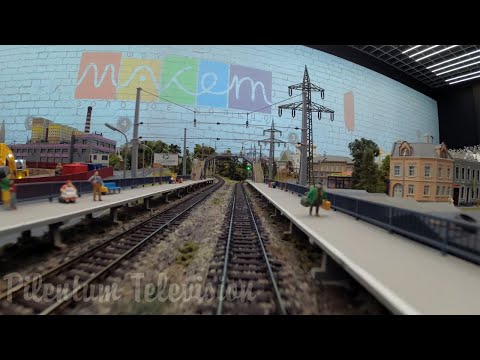 Model trains in Russia - One of the most beautiful HO scale layouts - Макет Золотого кольца России