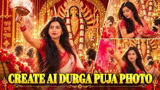 Durga Puja AI Photo Editing Prompt 🌺🔱 | Create Stunning Maa Durga Photos with AI screenshot 3
