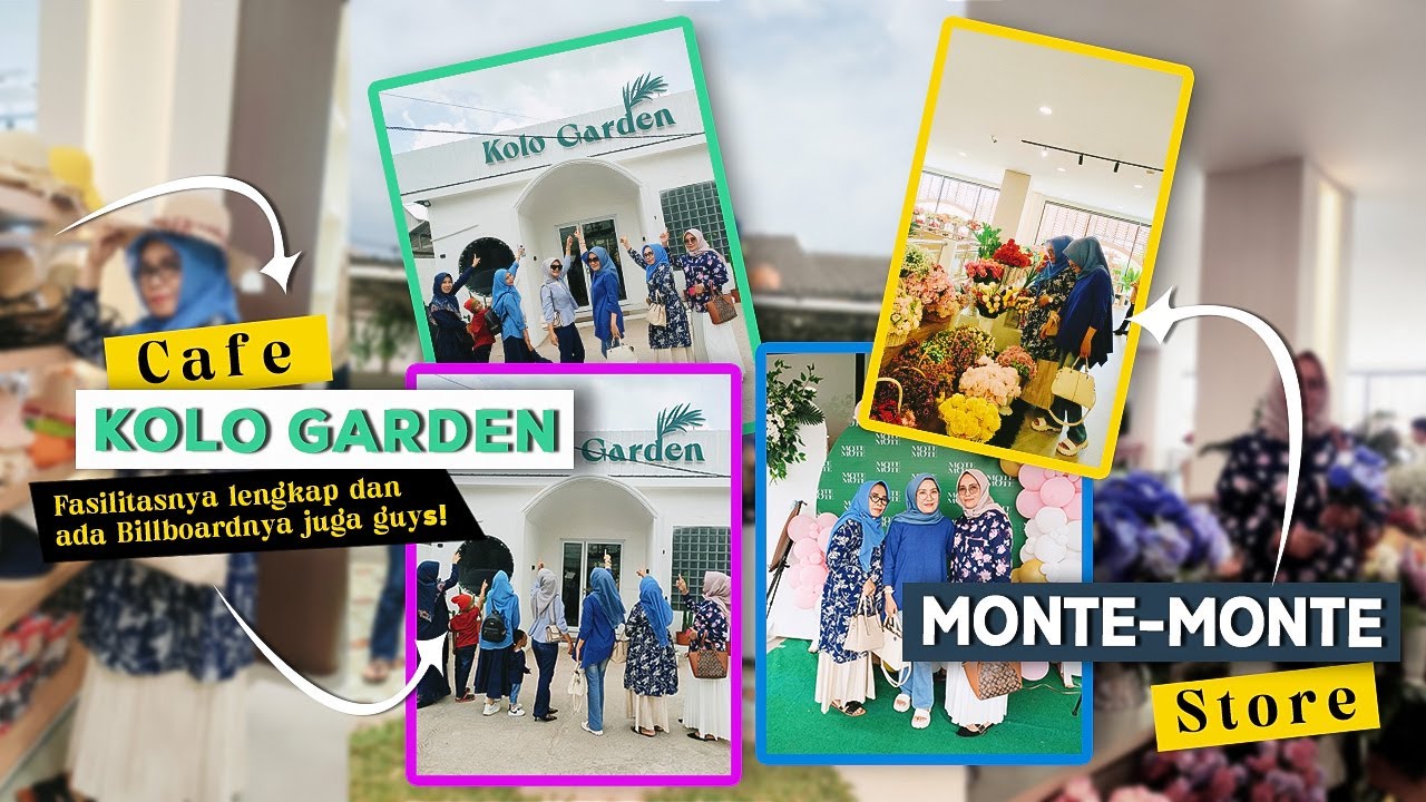 CAFE KOLO GARDEN | CAFE HITS DI BANDAR LAMPUNG! TERNYATA BAGIAN BELAKANGNYA AESTETHIC BANGET GUYS!!!