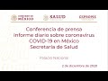 Informe diario sobre coronavirus COVID-19 en México. Secretaría de Salud. Miércoles 2 de diciembre,