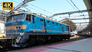 JR貨物 EF510-152 1086レ 鴫野駅の美しいカーブを通過（２）2022/05/24