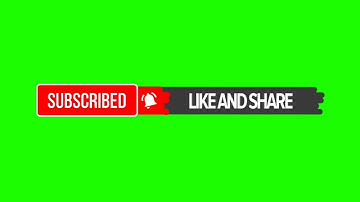SUBSCRIBE | LIKE | GET NOTIFIED | LIKE AND SHARE | GREEN SCREEN ANIMATION VIDEO 🔥
