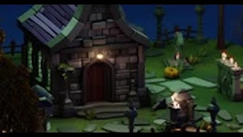 3D Isometric Cemetery Loop Animation | Motion Graphics template - Envato elements