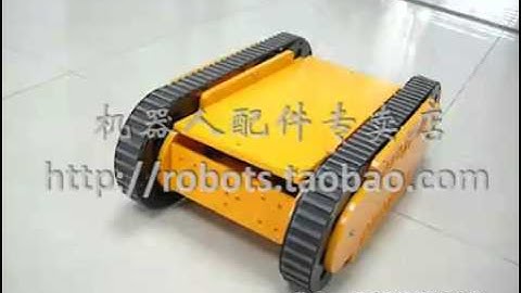caterpillar tank mobile robot car crawler patrol tracking chassis arduino