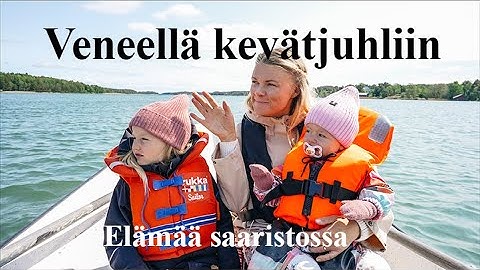 Soutuveneellä kevätjuhliin ja kakun leivontaa | Elämää saaristossa