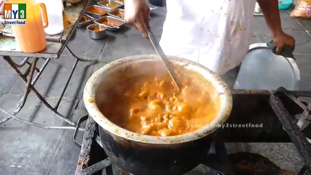 ANDHRA CHICKEN CURRY | ANDHRA STREET FOOD | 4K VIDEO street food