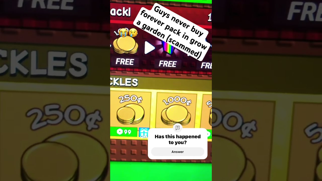 Never Buy Forever Pack Grow A Garden Growagarden Roblox 