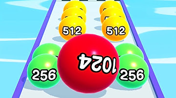 Ball Run 2048 Merge Number ! MAX LEVELS Gameplay Walkthrough New Update Part 321 android, ios