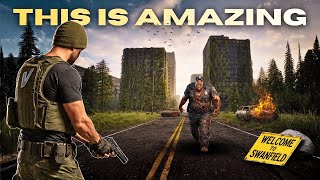 ДЕНЬ 1 в новой игре на выживание в открытом мире против зомби! | Swanfield Survival screenshot 5