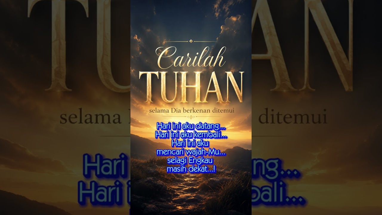 Carilah Tuhan