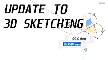Fusion 360 - 3D Sketch Update