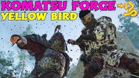 Ghost of Tsushima: Yellow Bird at Komatsu Forge (FORGEMASTERS HEADBAND) Act 1 Mongol Territory