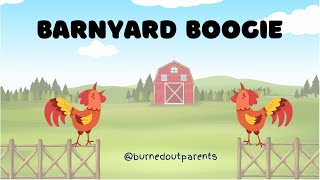 Farm Animal Dance Song for Kids | Barnyard Boogie! | Inspired by Barnyard Dance Book | Sing & Move!
