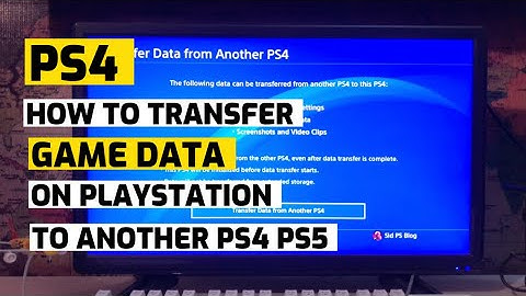 How To Transfer Data To Another PS4 PlayStation New Easy Method 2023