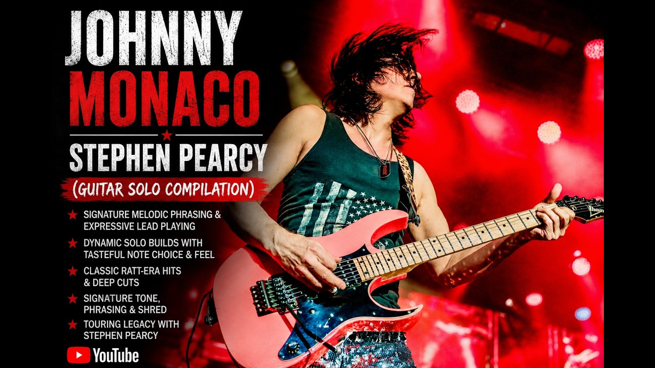 Johnny Monaco | Stephen Pearcy (RATT) - Guitar Solo Compilation