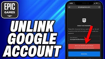 How To Unlink Google Account from Epic Games (2025) - Easy Fix