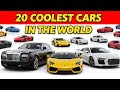 20 Coolest Cars In The World For Kids! 🚗🤯