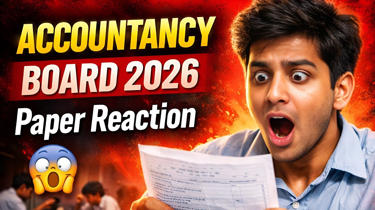 Accountancy Board Exam 2026 Paper Reaction 🔥 Class 12 Accounts Paper Analysis | Tough or Easy?