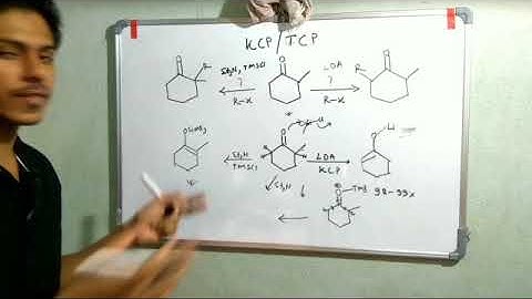 Enolate formation: thermodynamic vs kinetic control || Csir-net, gate, jam