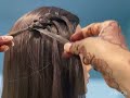 Easy open hair hairstyle for girls