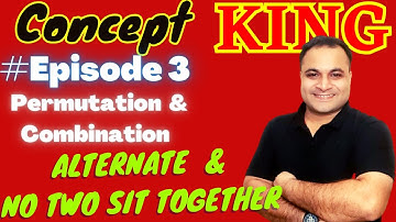 Ep 3: Permutation & Combination 🔥 | Alternate & 