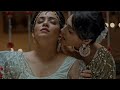 Saree Kisses: Indian Lesbian Love on Bed | Lesbian Kissing Scenes
