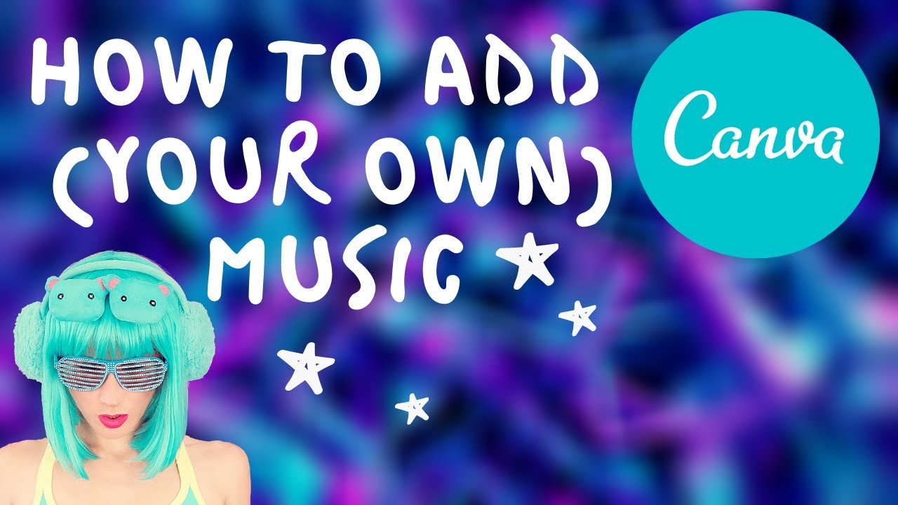 how to put background music in canva presentation