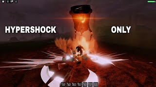 Defeating Omnidroid Using only Hypershock Powers | Omnidroids Test Roblox