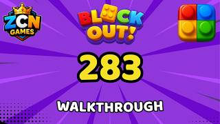 Block Out Level 283 Walkthrough | Full Solution