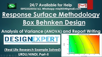 Response Surface Method Box Behnken in Design Expert Step by Step with Report | RSM Part 2