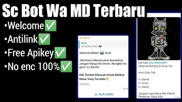 SC BOT WHATSAPP MULTI DEVICE TERBARU || NO ENC 100%