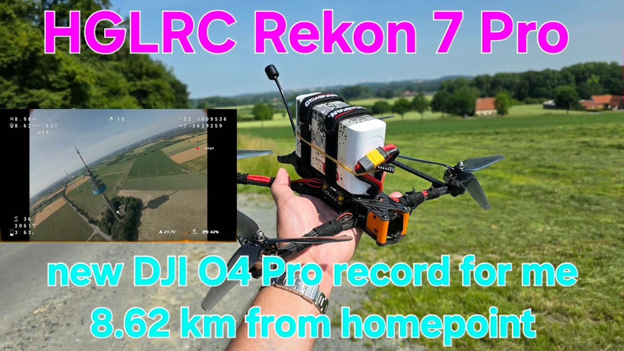 FPV Drone Long Range Flight - HGLRC Rekon 7 Pro - DJI O4 Pro - If only ...